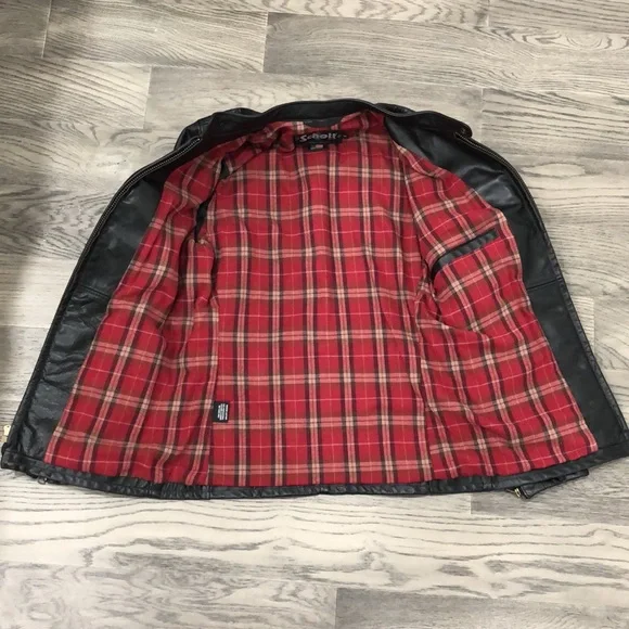 Schott NYC Cafe Racer Leather Jacket 660, US Size S, Used - Picture 5 of 6